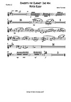 Concerto for Clarinet: 2nd Movement 'Pete's Elegy' (parts)